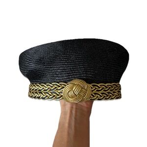 VTG 80’s Zulu Pill Box Hat By Shellie McDowell Room At The Top Church Hat OS